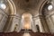 Interior of the church in ancient monastary of Santo Domingo de Silos, Burgos, Spain.