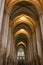 Interior of church, Batalha Dominican medieval monastery, Portugal