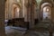 Interior of Church Gourdon France