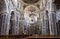 Interior of church La chiesa del Gesu or Casa Professa in Palermo, Sicily