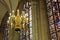 Interior of church Nieuwe Kerk in Delft, Netherlands