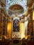 Interior of the Church of St. Louis of the French, Rome, Italy