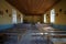 The interior of the church in terlingua ghost town in texas