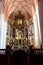 The interior of the collegiate church in the city of mondsee in Austria