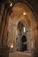 Interior with columns of La Seu Vella The Old Cathedral of Lleida Lerida city in Catalonia, Spain