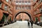 Interior court of Holborn Bars, or the Prudential Assurance Building red terracotta Victorian building