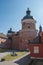 Interior courtyard of Gripsholm Castle in a sunny day, Mariefred, Sweden.