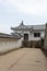 interior courtyard of Himeji castle, Japan