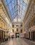 The interior of the courtyard of the hotel Passage in Odessa, Ukraine