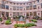 Interior courtyard of the National Museum of India in New Delhi