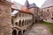 Interior courtyard - partial view, Corvin Castle, Hunedoara