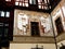 Interior courtyard of the Peles Museum in Sinaia