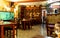 Interior of cozy classic Italian restaurant