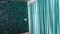 Interior curtain texture sea green beauty
