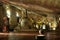 Interior of Dambulla Golden Temple in Sri Lanka