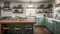 Interior deisgn of Kitchen in Farmhouse style with Farmhouse Sink