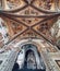The interior design of the Duomo di Orvieto, one of the most beautiful cathedral in italy,