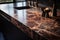 Interior design with Emperador marble, displaying its warm brown tones and delicate veining, perfect for creating a cozy