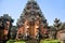 Interior design and Exterior decoration gardening of Ubud Palace or Puri Saren Agung historical building complex situated in Ubud