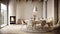 Interior design inspiration of Scandinavian Rustic style dining room loveliness .