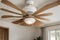 interior design in luxury villa, house, home, apartment feature white ceiling fan, Electric ceiling fan