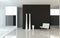 Interior design modern B&W