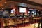 Interior design of one bar area inside popular attraction, Yellow Brick Road Casino, Chittenango, New York, 2018