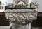 Interior detail of the Baptism Font of Saint Lawrence Church, Castle Rising, Norfolk, United Kingdom - 13th December 2015