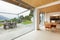 Interior, dining room, veranda view