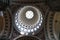 Interior of the dome of the basilica of San Gaudenzio, Novara, Italy