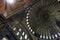 Interior of the dome Hagia Sophia