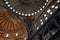 Interior of the dome Hagia Sophia museum