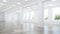 Interior of an empty commercial building with white walls. Office space.