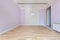 Interior of empty pink room