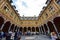 Interior of famous La Vieille Bourse (old stock exchange building)