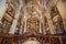 Interior of Famous Landmark Burgos gothic cathedral