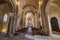 Interior of famous romanesque church