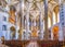 The interior of Franciscan Church in Salzburg, Austria