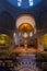 Interior of the Franciscan Monastery in Jerusalem, Israel