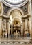 interior of French Mausoleum for Great People of France. Pantheon. Paris.