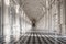 Interior gallery of royal palace of Venaria Reale in Piedmont, U