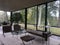 Interior of The Glass House by Philip Johnson in New Canaan, Connecticut