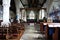 Interior of Godshill Church Isle of Wight, England.