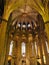 Interior of the gothic Barcelona Cathedral (Spain)