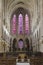 Interior of gothic church from Paris -st. Germain