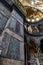 Interior Hagia Sophia Aya Sofya mosque in Istanbul Turkey