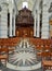 Interior of the Hanswijk basilica church in Mechelen Belgium