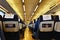 Interior of high speed railway carriage