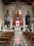 Interior of Historic Catholic Church, Pisa, Tuscany, Italy