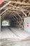 The Interior of the Historic Roseman Covered Bridge, Winterset, Madison County, Iowa, USA